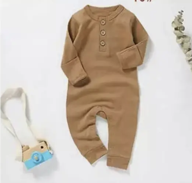Organic cotton baby romper | The Little Lotus Children's